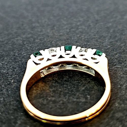 Anello oro 585 - con, diamanti