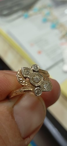 Anello oro giallo 14kt - , con