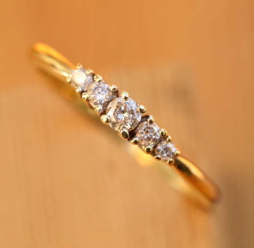 Anello oro giallo 18ct con - anello,