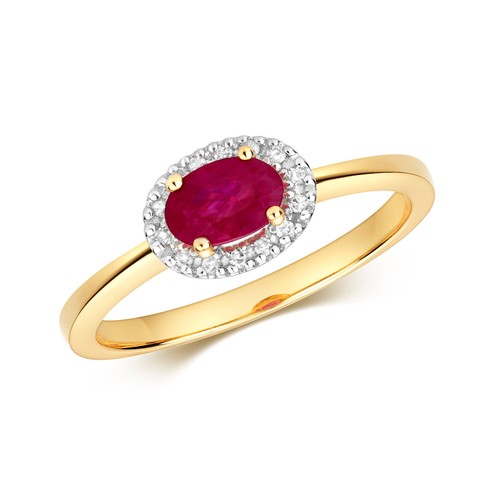 Anello grappolo oro - a, in