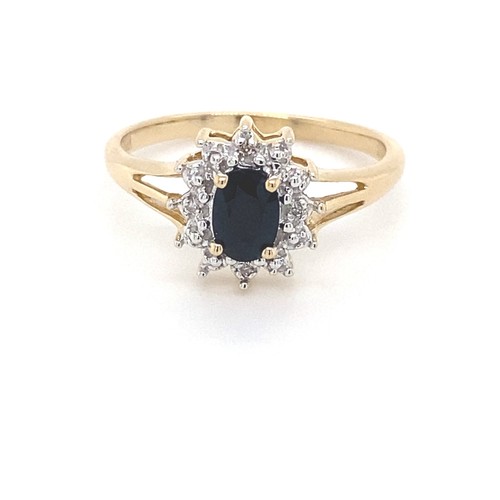 Anello 585 oro - , con