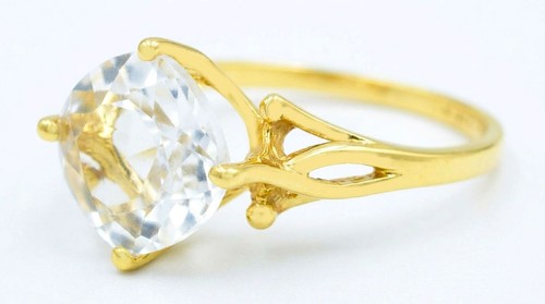 Anello zaffiro bianco - anello,