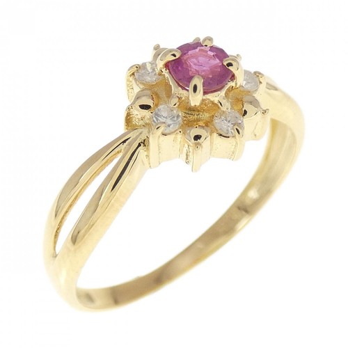 Autentico anello oro giallo - autentico, in