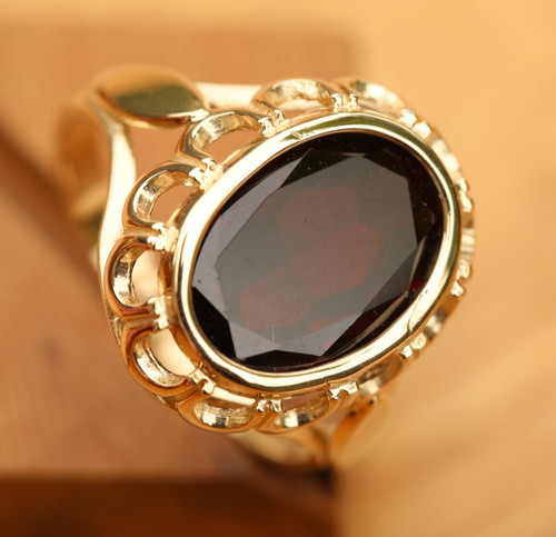 Anello oro giallo - anello, con