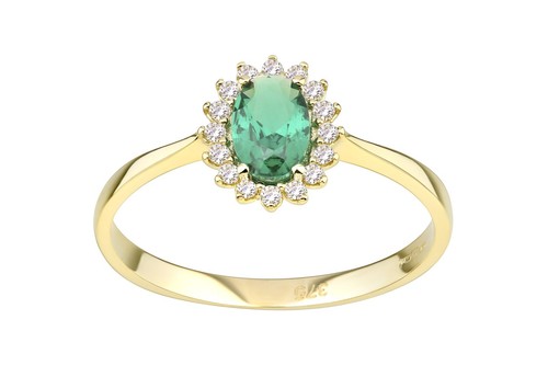 Anello grappolo oro - anello,