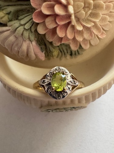 Anello vintage oro giallo 9 - in,