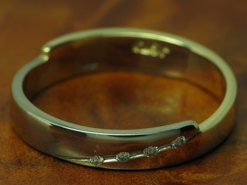 Anello oro bicolore 14kt - in,