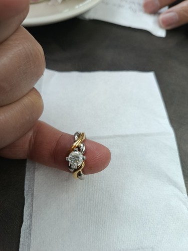 Anello oro con diamanti - oro, 18