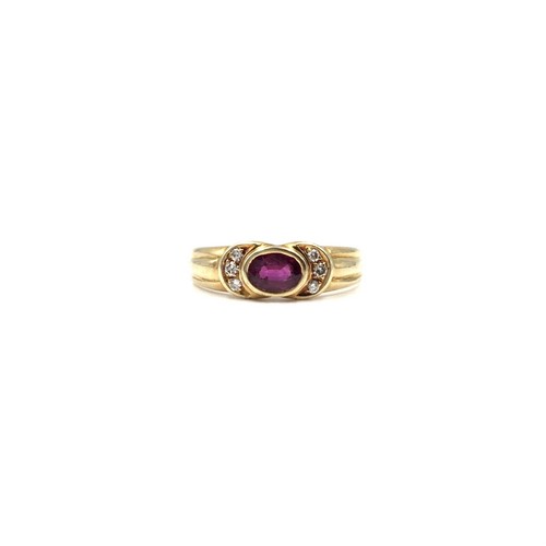 Anello fascia oro - a, giallo