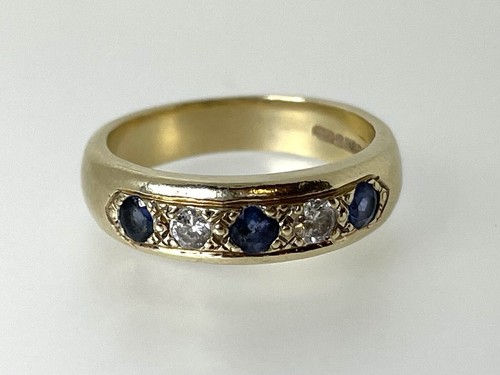 Vintage 9ct oro diamante - vintage,