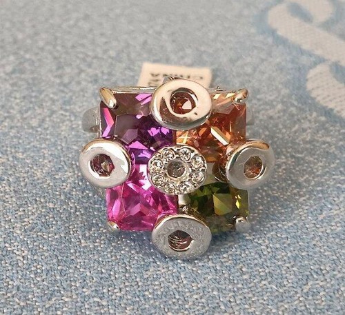 Anello cocktail grande oro