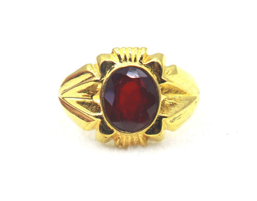 Anello uomo placcato oro - anello,