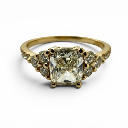 Anello oro giallo 750 - in, con