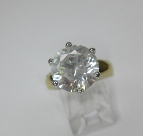 Anello fascia solitario 18k - a,