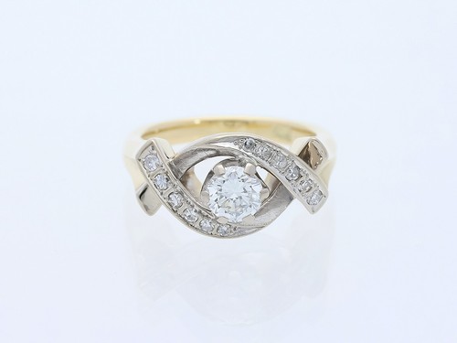 Anello vintage diamanti