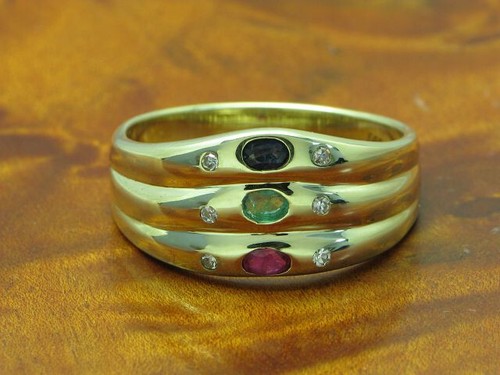 Anello oro giallo 14kt - in,