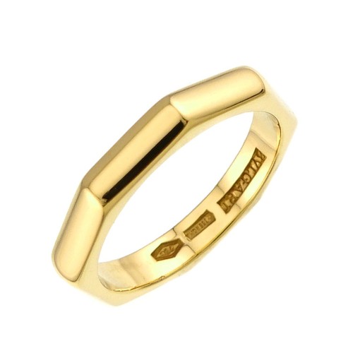 Anello ottagonale bvlgari 18k - bvlgari,