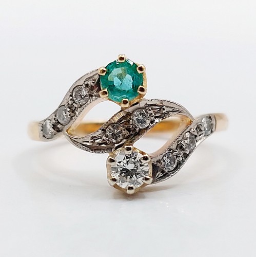 Anello tourbillon antico oro