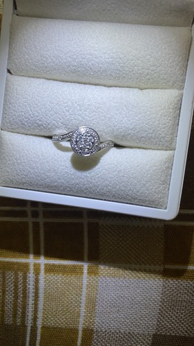 Anello oro bianco con - anello,