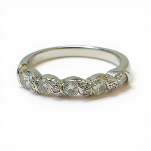 Anello eternità diamante 9ct - anello,