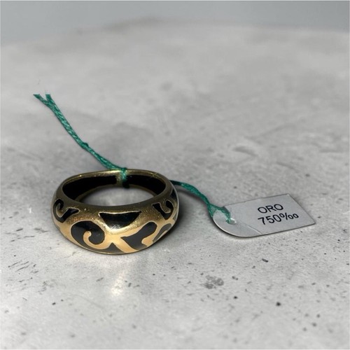 Anello fascia unisex oro