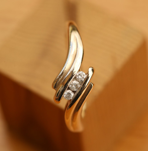 Anello vintage oro giallo - vintage, in