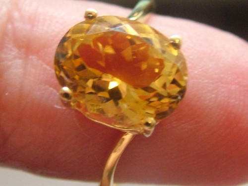 Anello solitario oro giallo - anello,