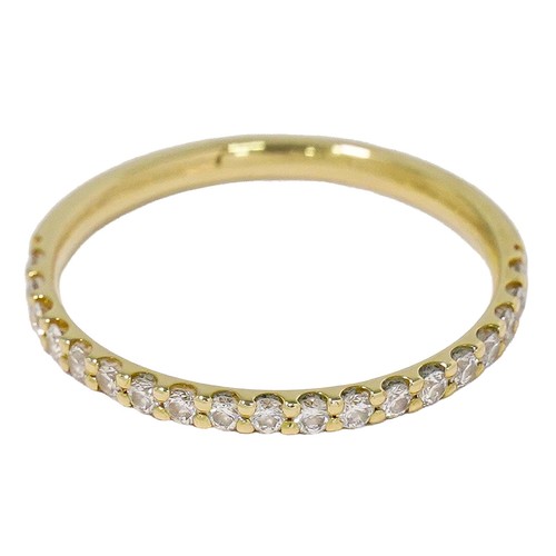Anello fascia con diamanti - anello,