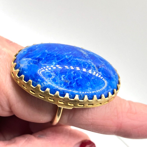 Anello lapislazzuli misura - lapislazzuli, m