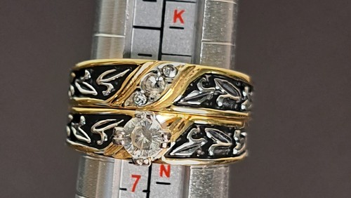 Set anello vintage 18kt - ge,