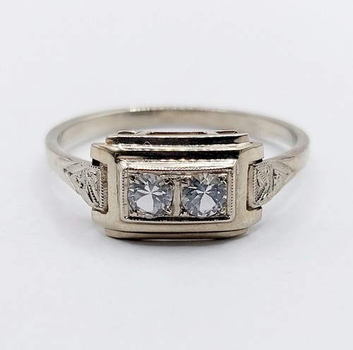 Anello serbatoio art deco - , oro