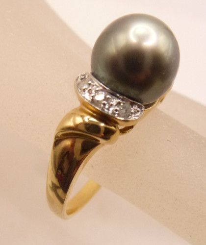 Anello oro giallo 585 - anello, con