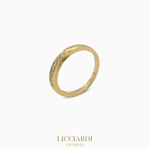 Anello donna fascia oro - , giallo