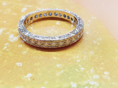 Anello eternity oro diamanti - eternity,