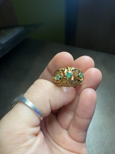 Anello scultura vintage - scultura, oro