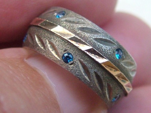 Anello oro bianco - anello, e