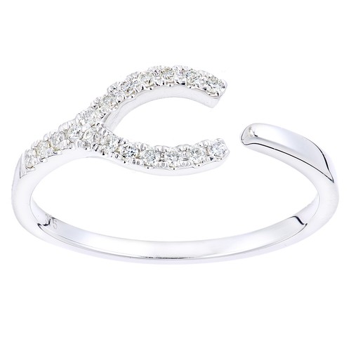 Anello oro bianco kt con - oro,