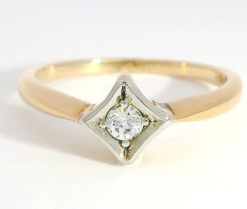 Anello oro rosa - oro, bianco