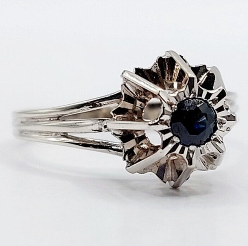 Anello solitario art deco oro