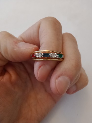 Anello placcato oro kt - oro,