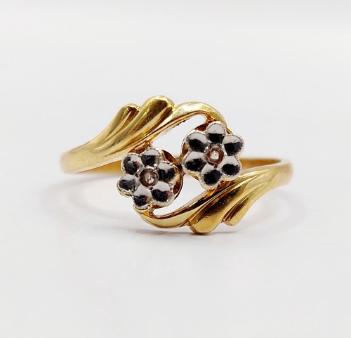 Anello antico oro 18k - anello,